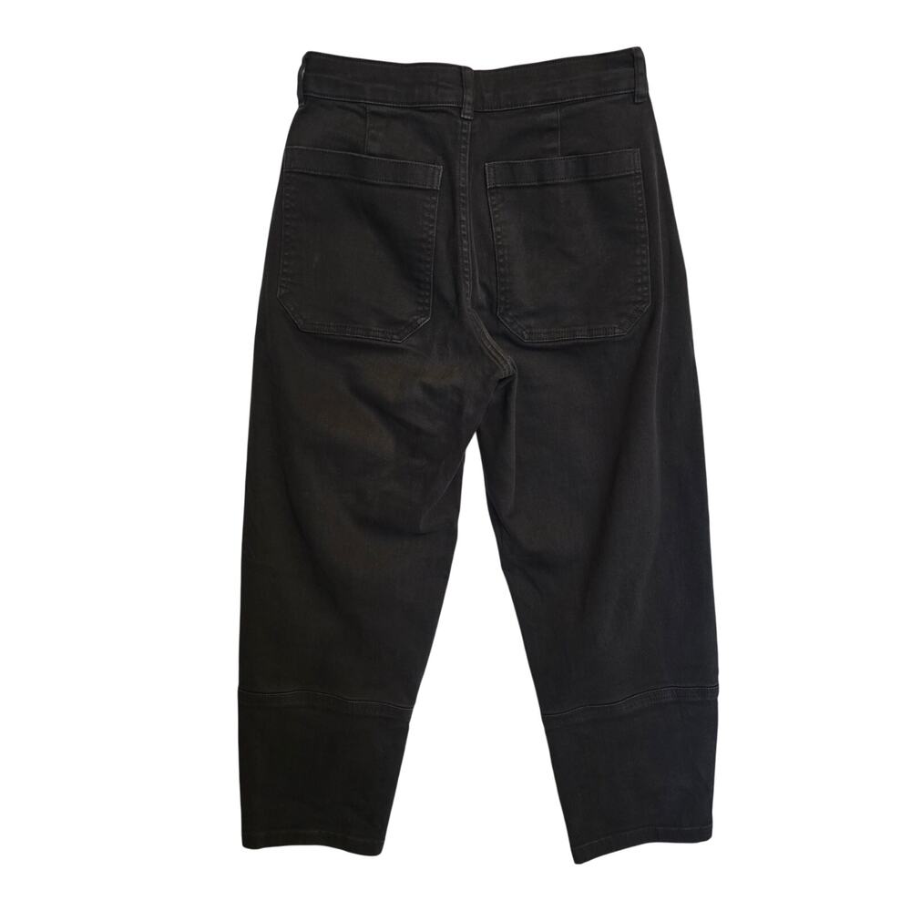 Everlane The Utility Barrel Pant Womens Size 2 Black Cropped High Rise Casual - Picture 2 of 12